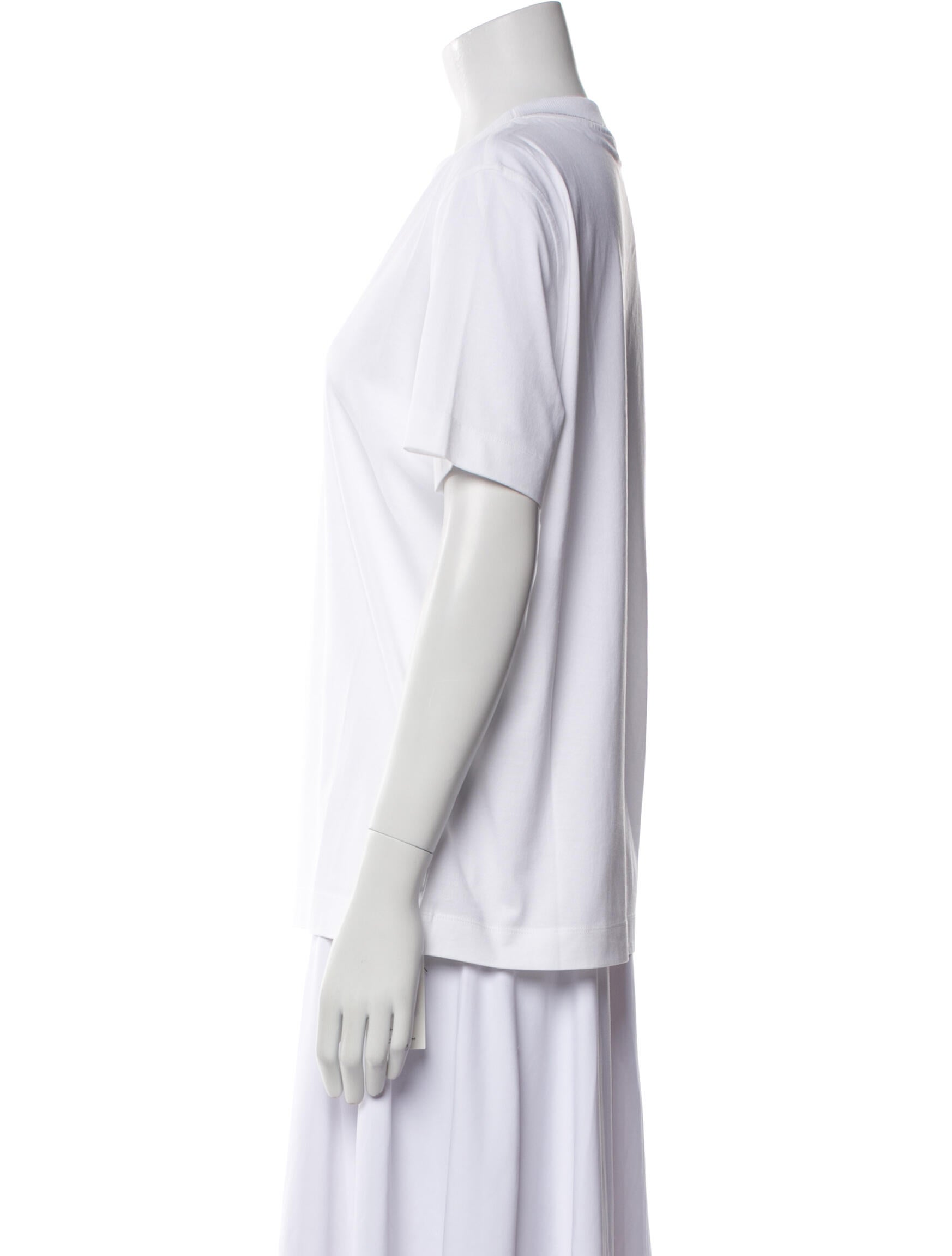 Brunello Cucinelli Graphic Print Crew Neck T-Shirt w/ Tags