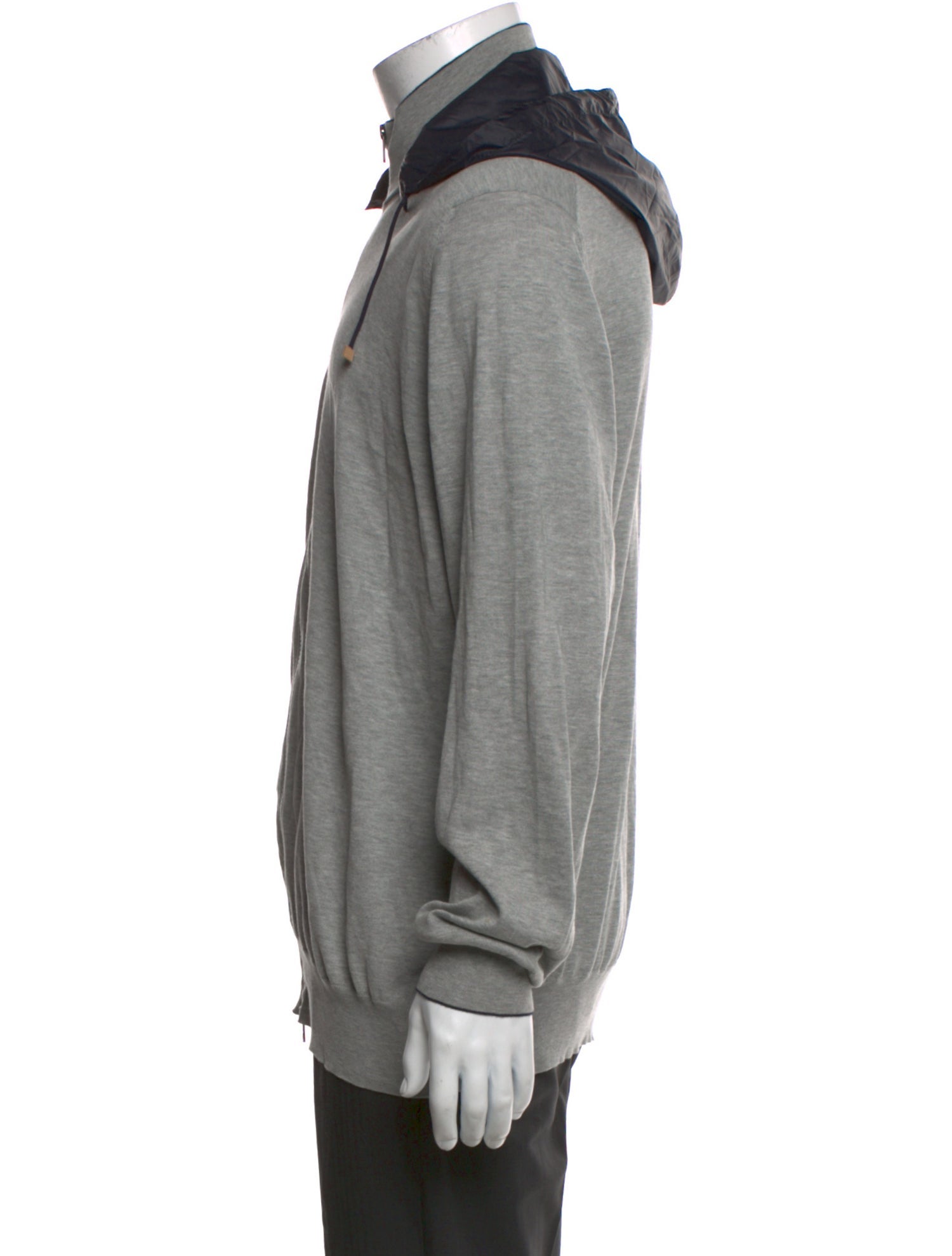 Brunello Cucinelli Mock Neck Long Sleeve Cardigan