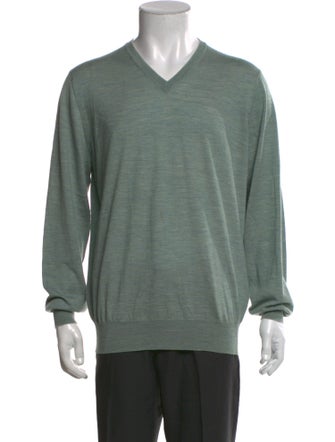 Brunello Cucinelli Wool V-Neck Pullover