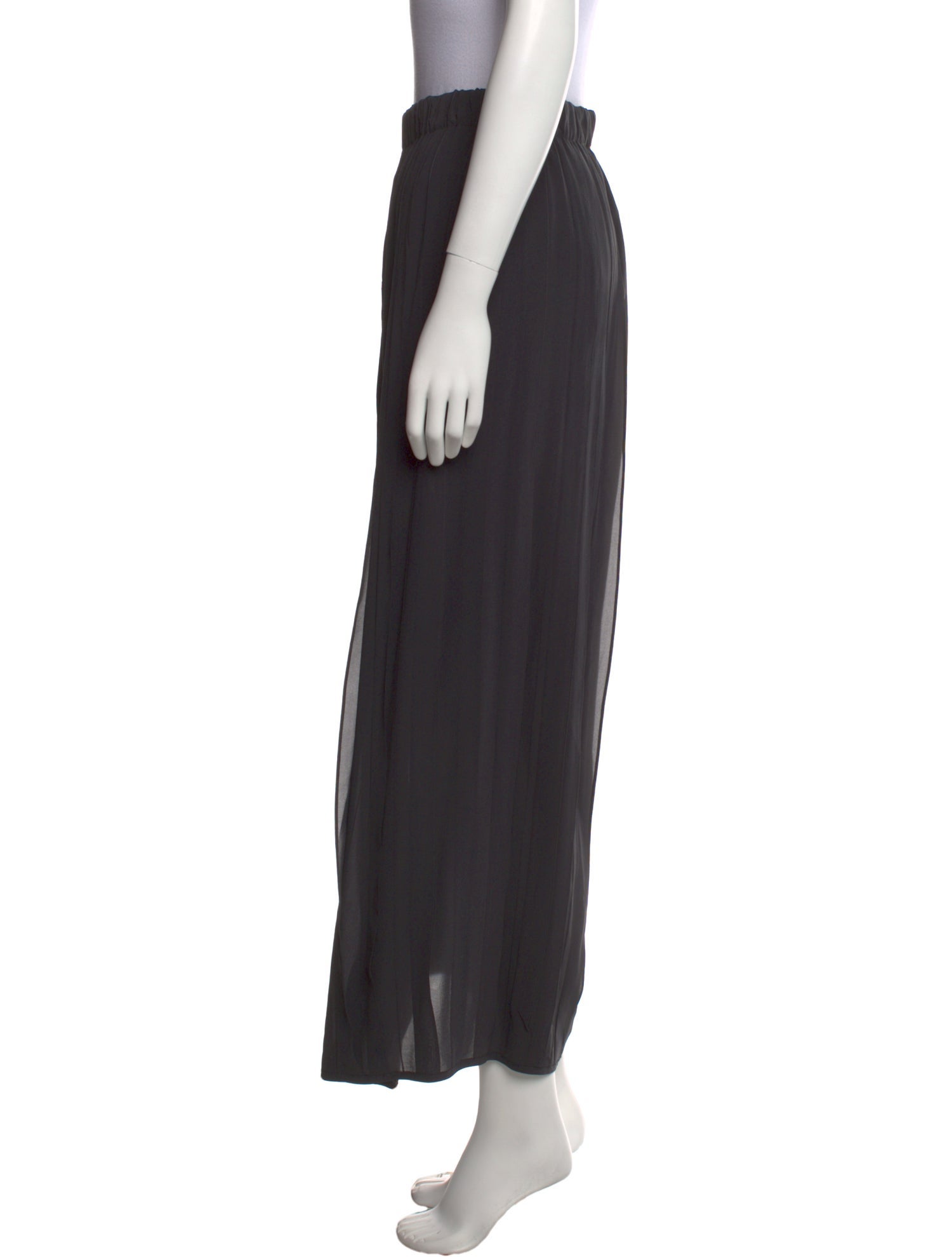 Brunello Cucinelli Silk Midi Length Skirt
