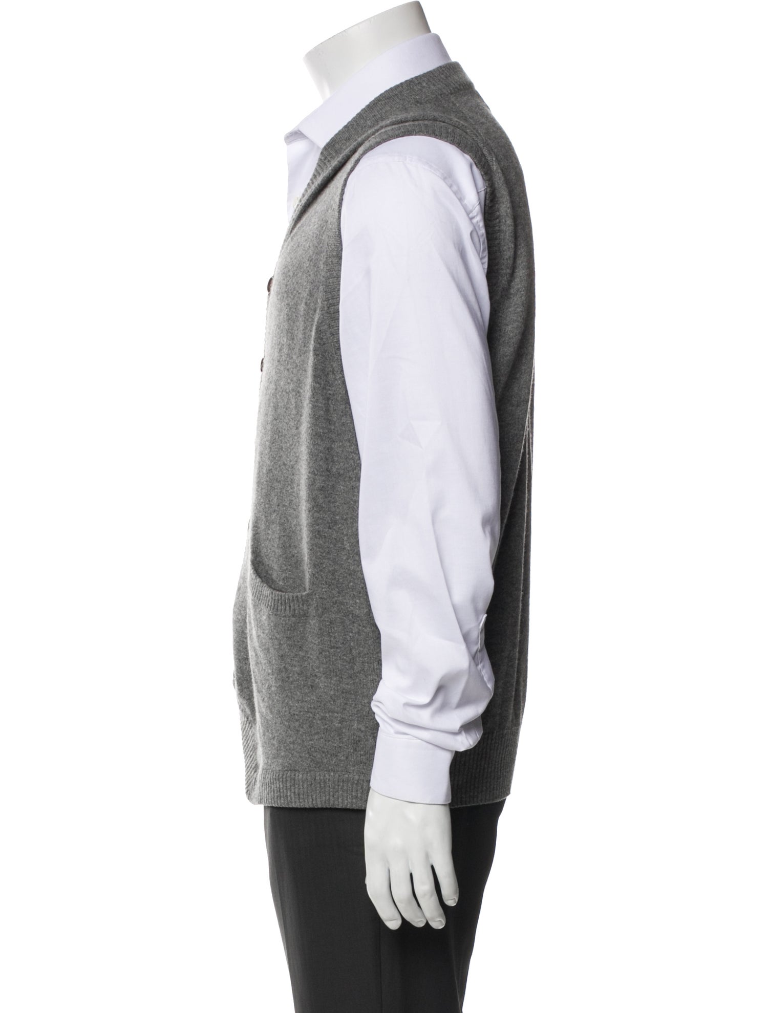 Brunello Cucinelli Cashmere V-Neck Sweater Vest