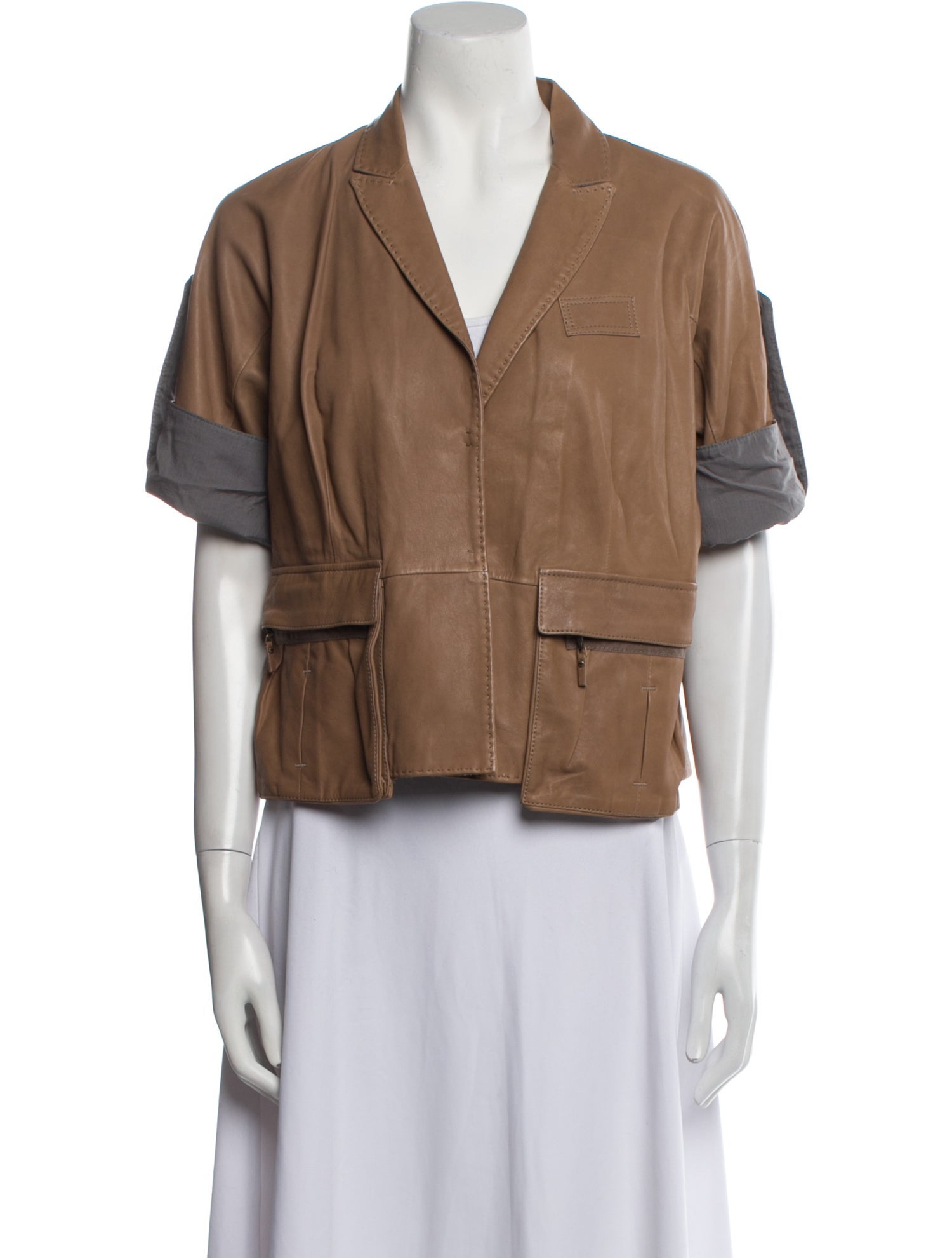 Brunello Cucinelli Leather Jacket