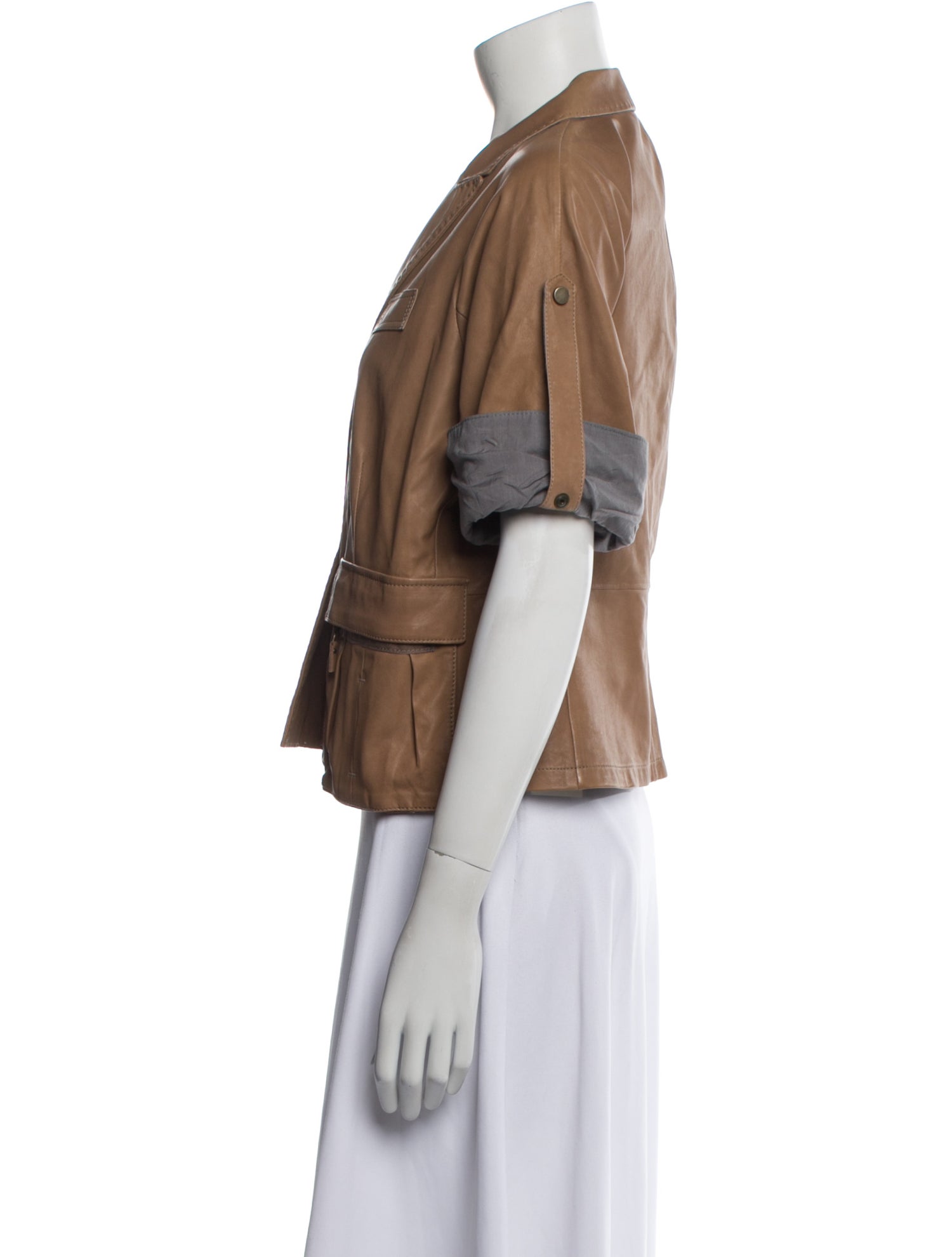 Brunello Cucinelli Leather Jacket
