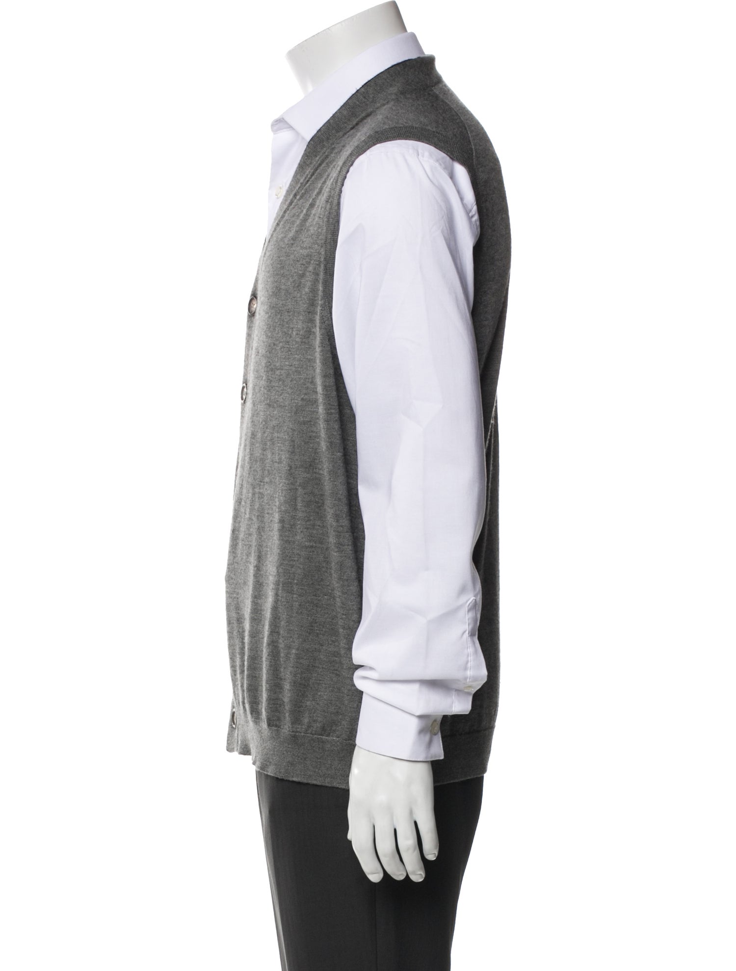 Brunello Cucinelli Cashmere V-Neck Sweater Vest