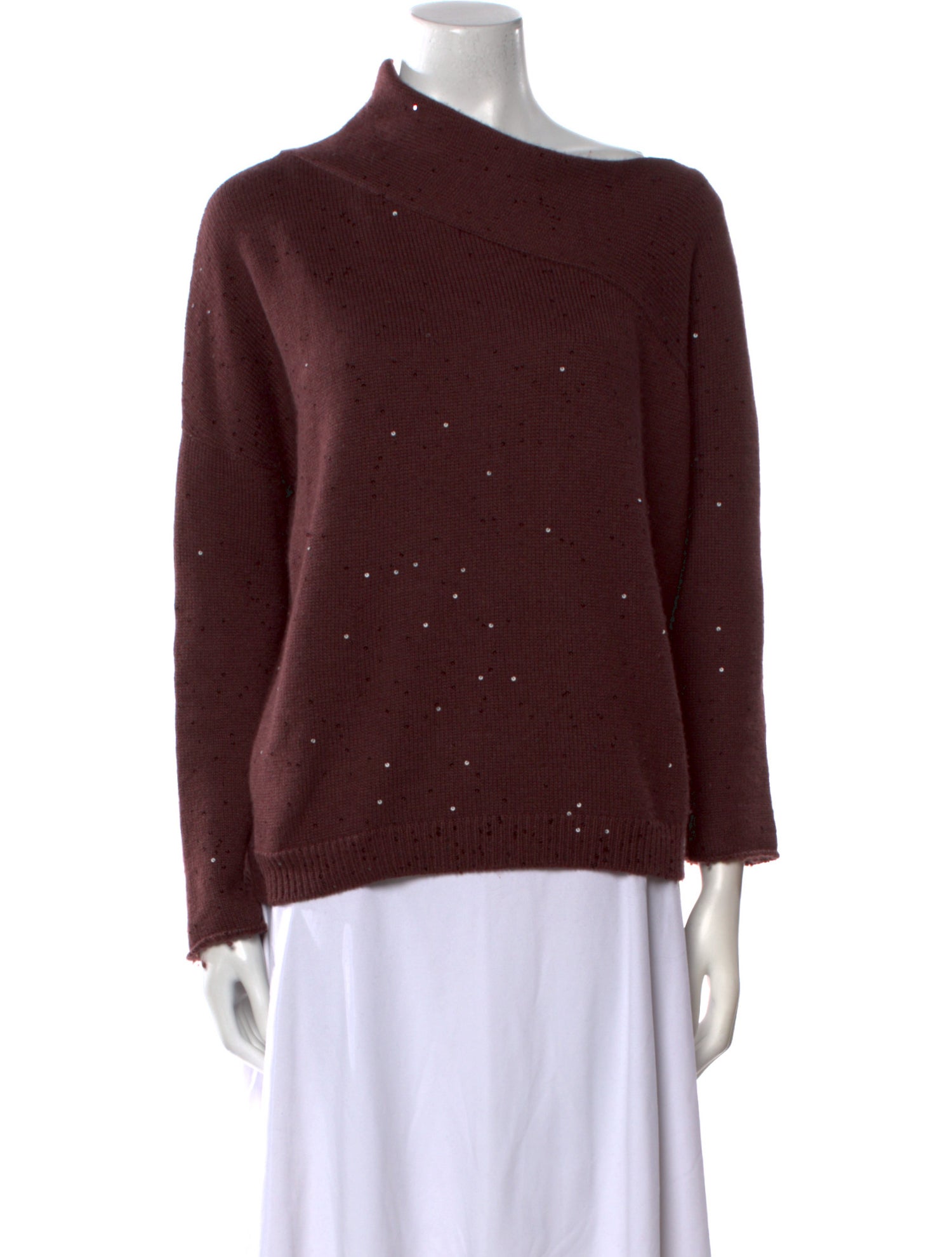 Brunello Cucinelli Cashmere Asymmetrical Sweater