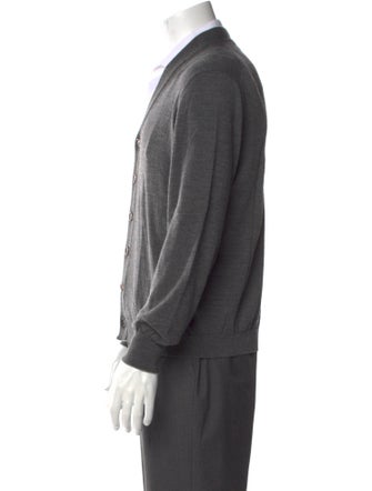 Brunello Cucinelli Wool V-Neck Cardigan