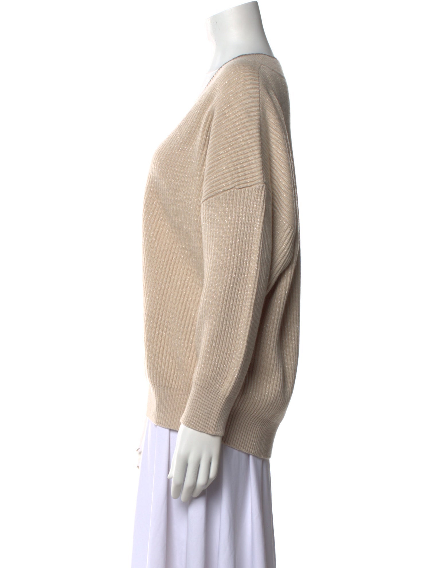 Brunello Cucinelli Cashmere V-Neck Sweater