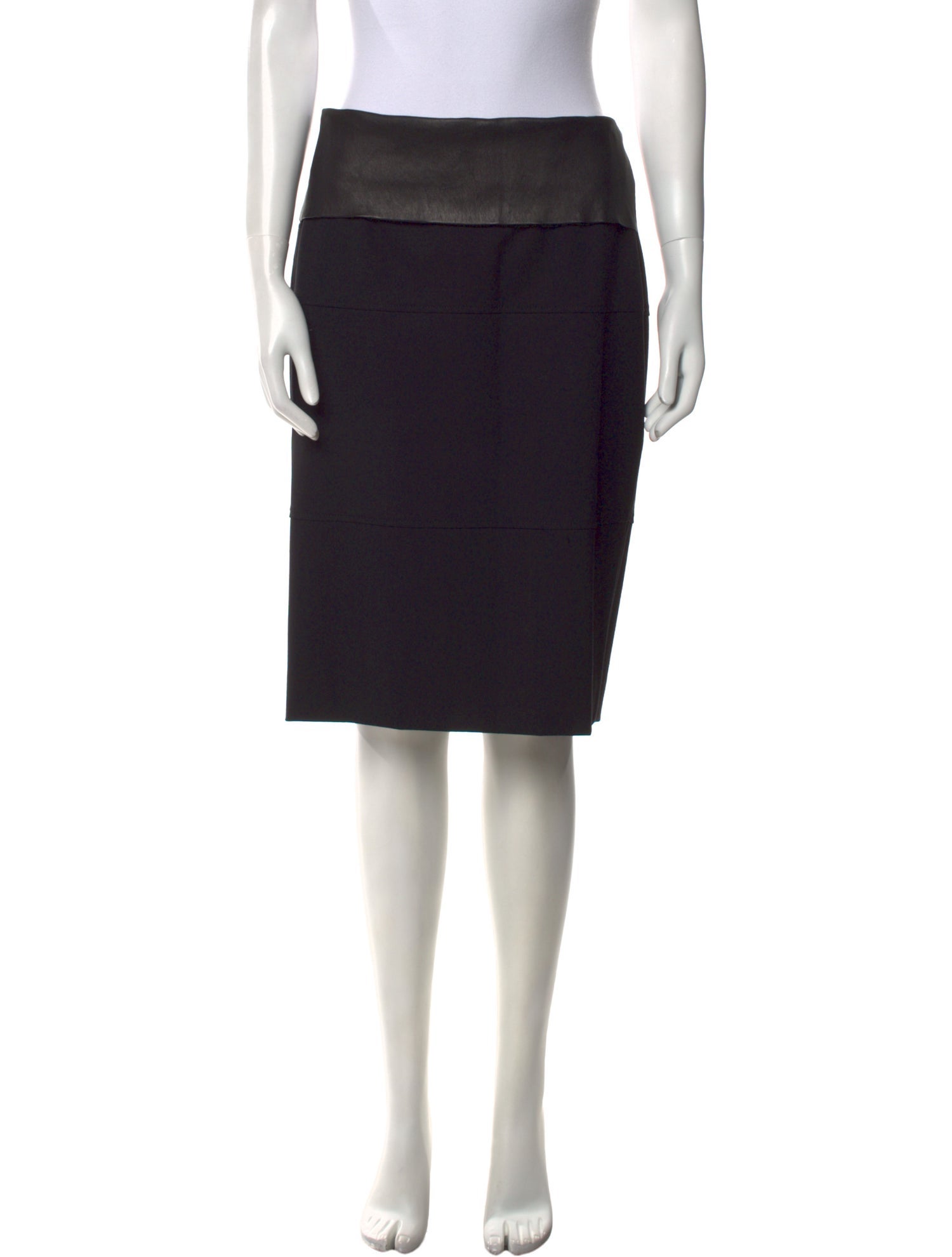 Brunello Cucinelli Virgin Wool Knee-Length Skirt