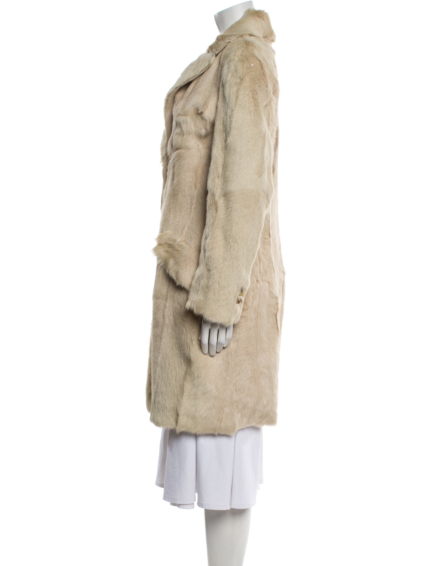 Brunello Cucinelli Vintage Faux Fur Coat