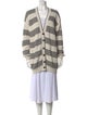 Brunello Cucinelli Striped V-Neck Sweater