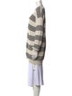 Brunello Cucinelli Striped V-Neck Sweater