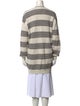 Brunello Cucinelli Striped V-Neck Sweater