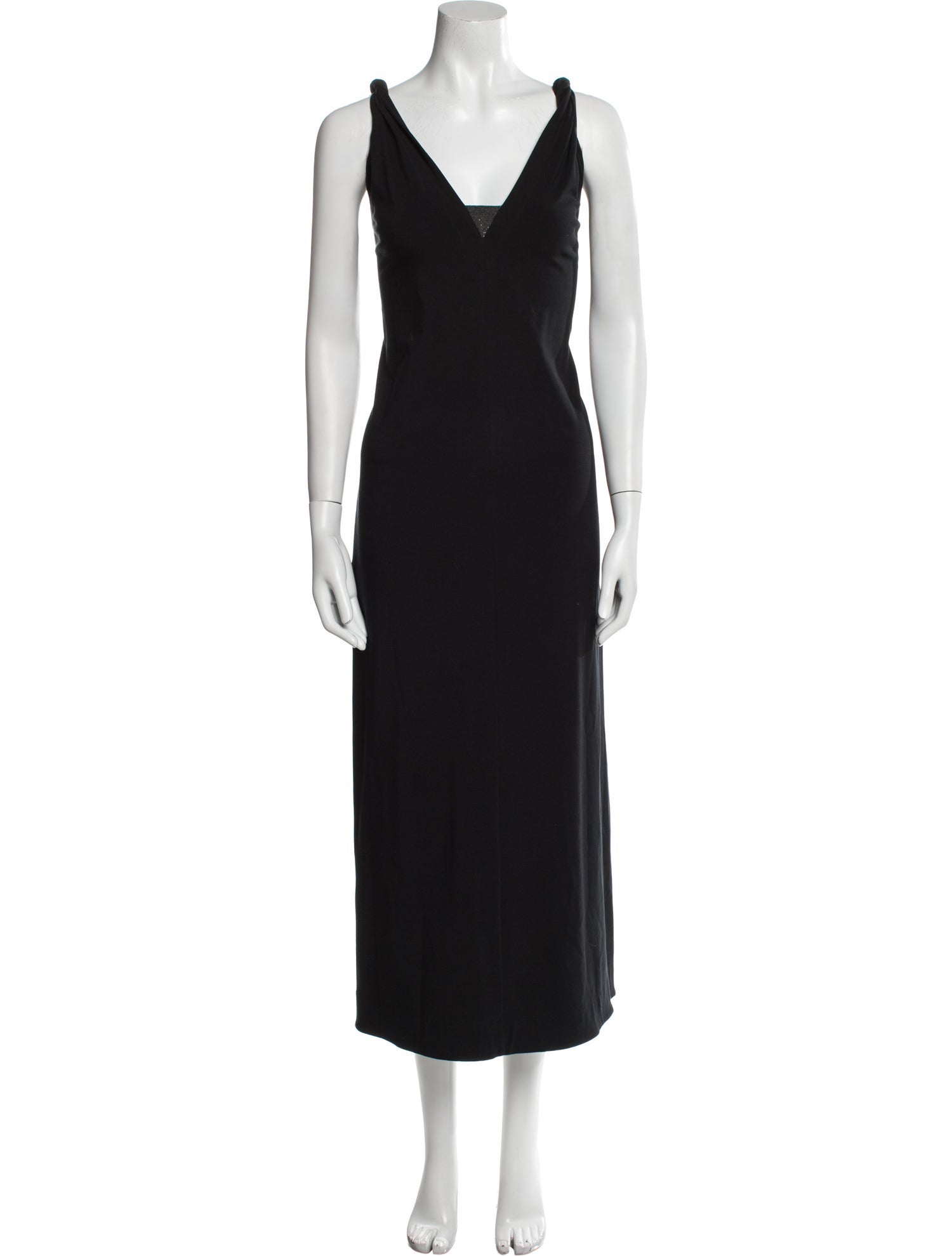 Brunello Cucinelli V-Neck Long Dress