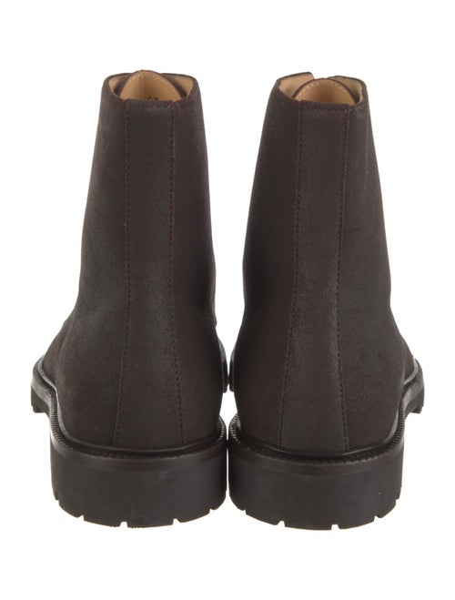 Brunello Cucinelli Suede Lace-Up Boots