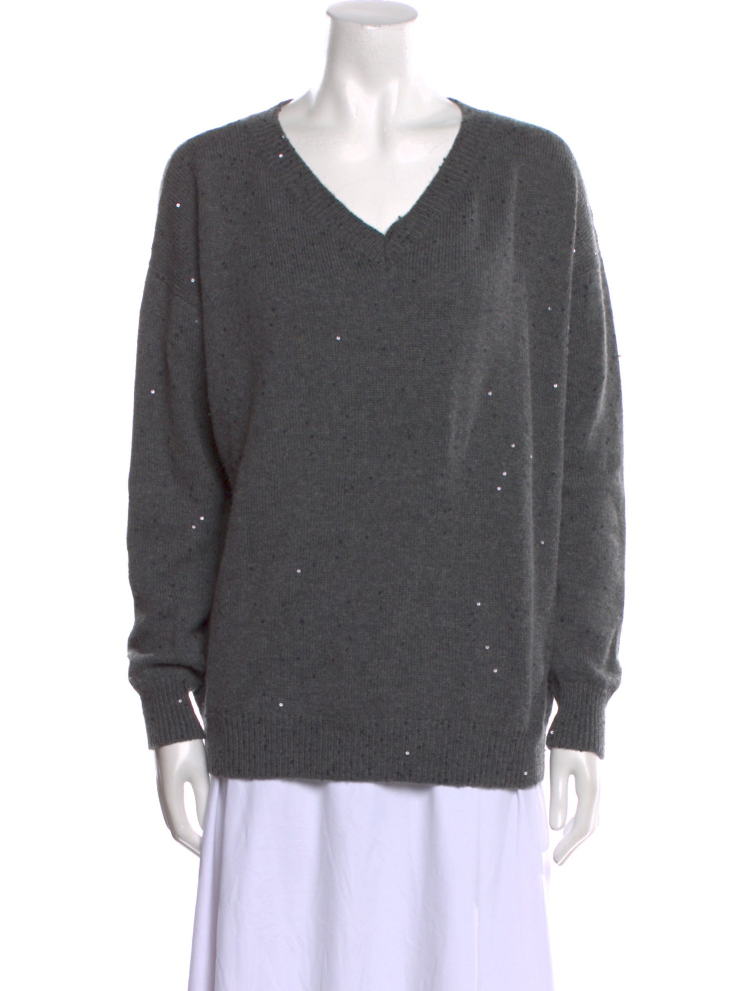 Brunello Cucinelli Cashmere V-Neck Sweater