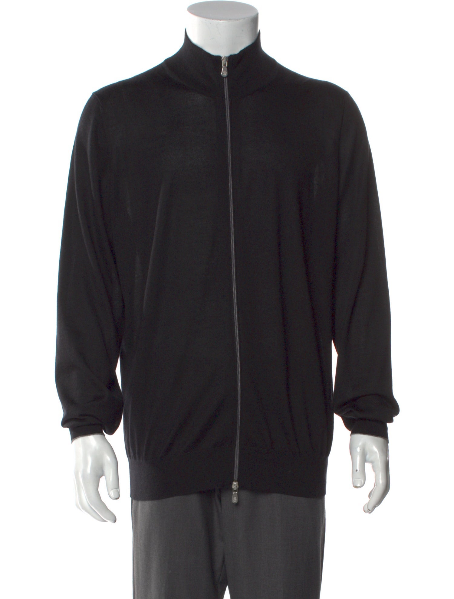 Brunello Cucinelli Cashmere Mock Neck Cardigan