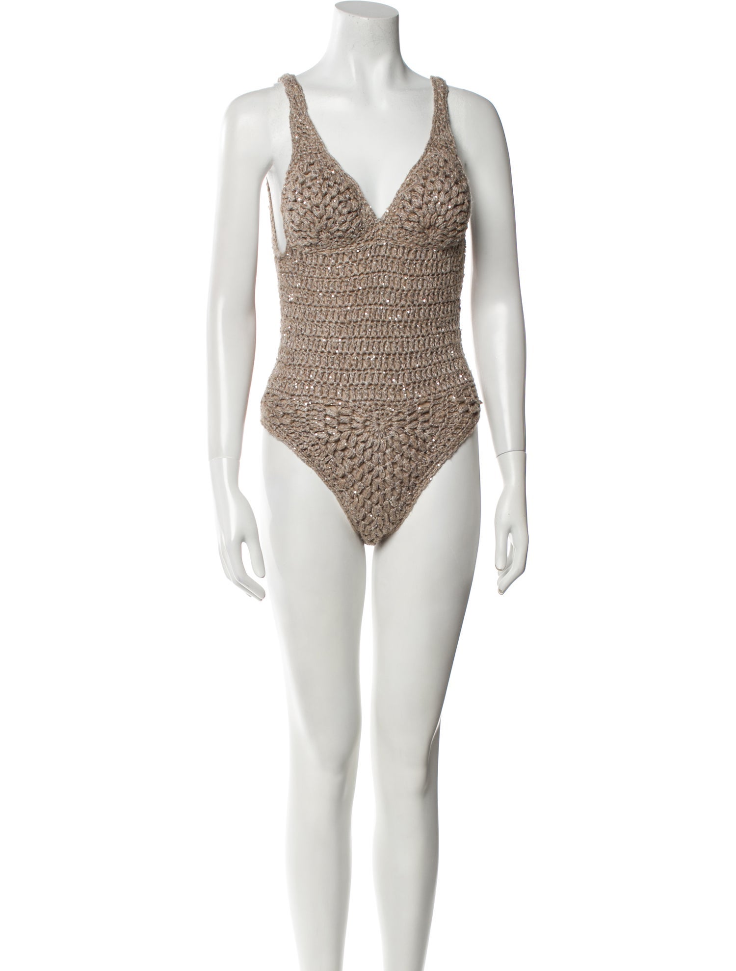 Brunello Cucinelli V-Neck Sleeveless Bodysuit w/ Tags