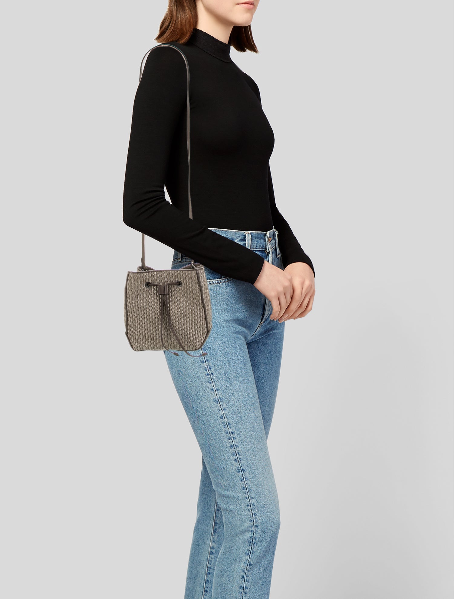 Brunello Cucinelli Raffia Crossbody Bag