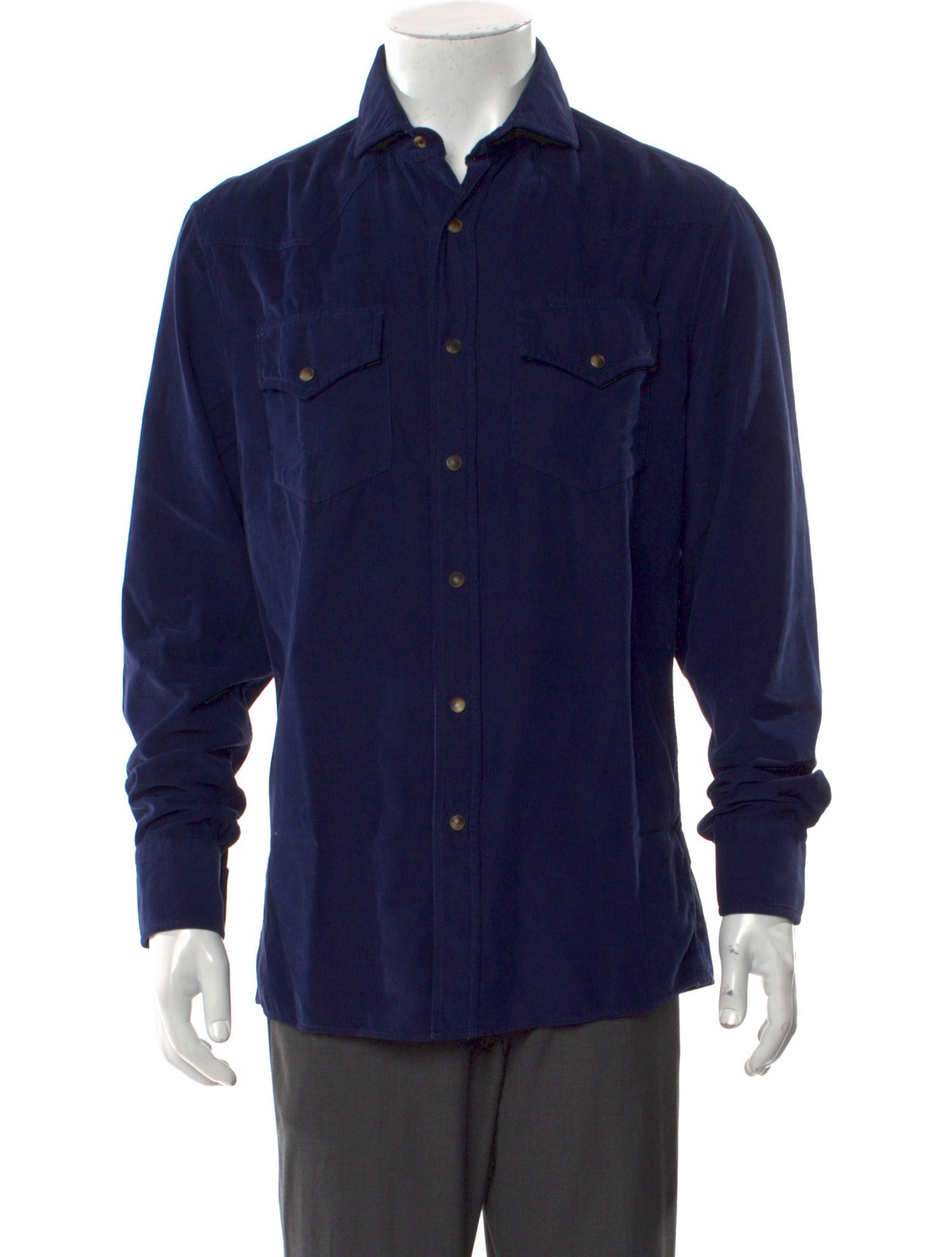 Brunello Cucinelli Long Sleeve Western Shirt w/ Tags