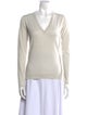 Brunello Cucinelli Cashmere V-Neck Sweatshirt