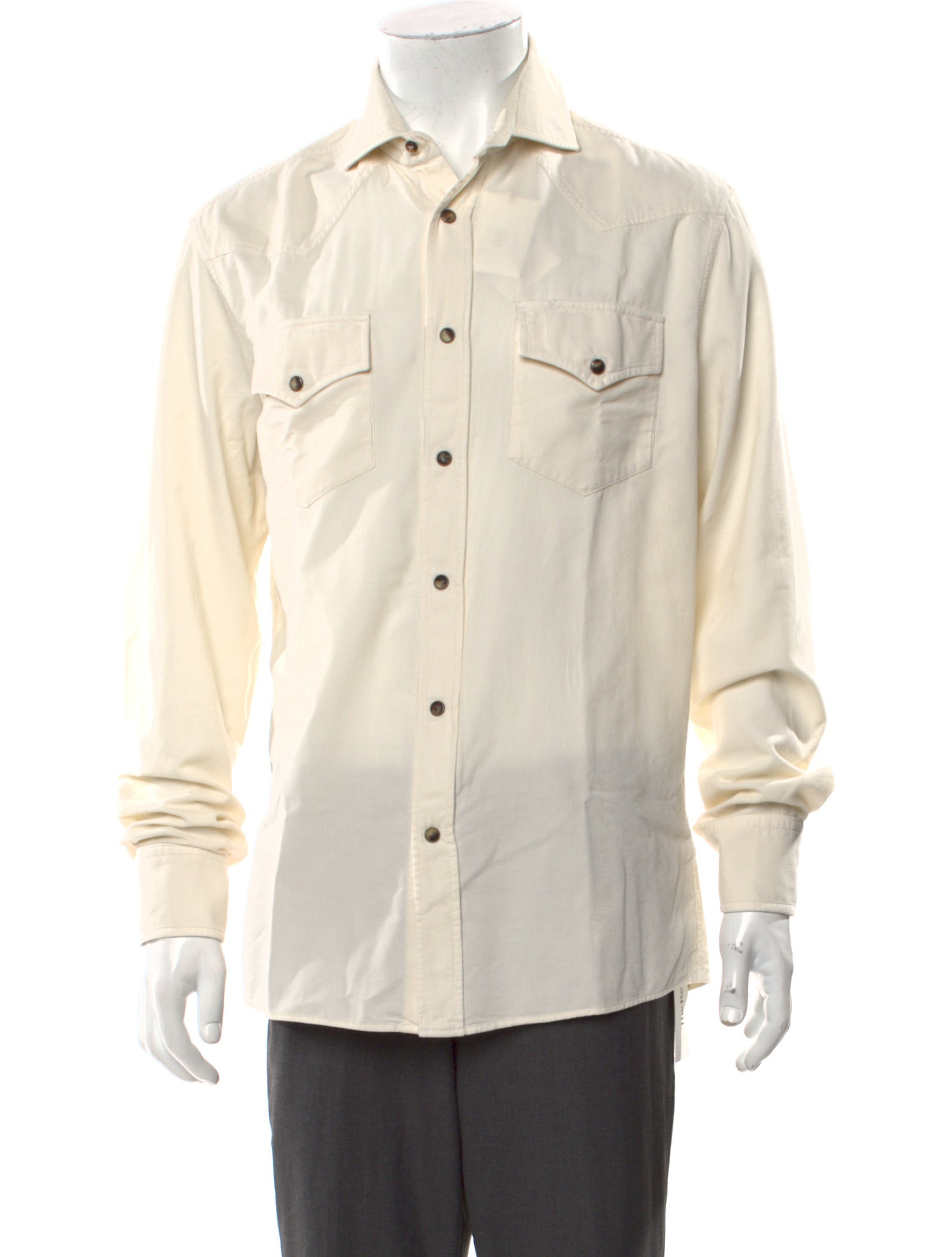 Brunello Cucinelli Long Sleeve Western Shirt w/ Tags
