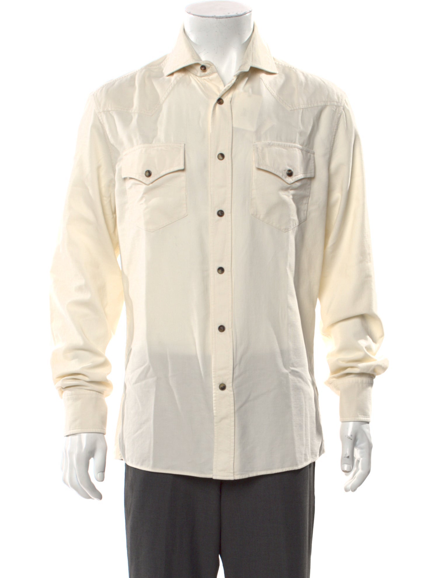 Brunello Cucinelli Long Sleeve Western Shirt w/ Tags
