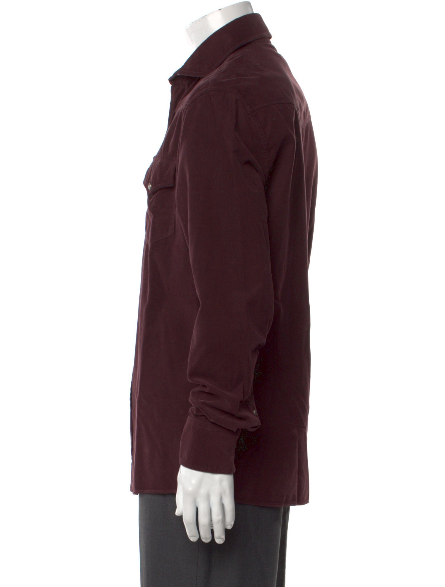 Brunello Cucinelli Long Sleeve Western Shirt