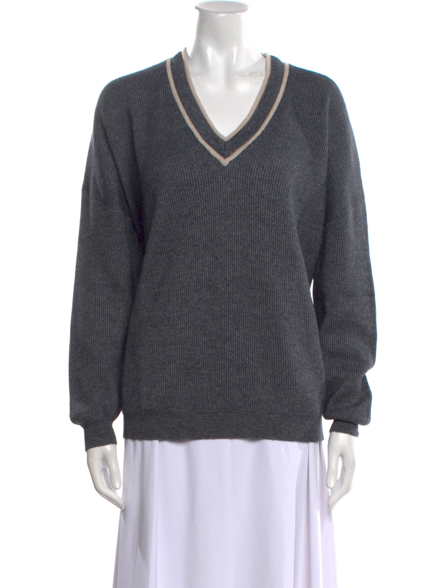Brunello Cucinelli V-Neck Sweater w/ Tags