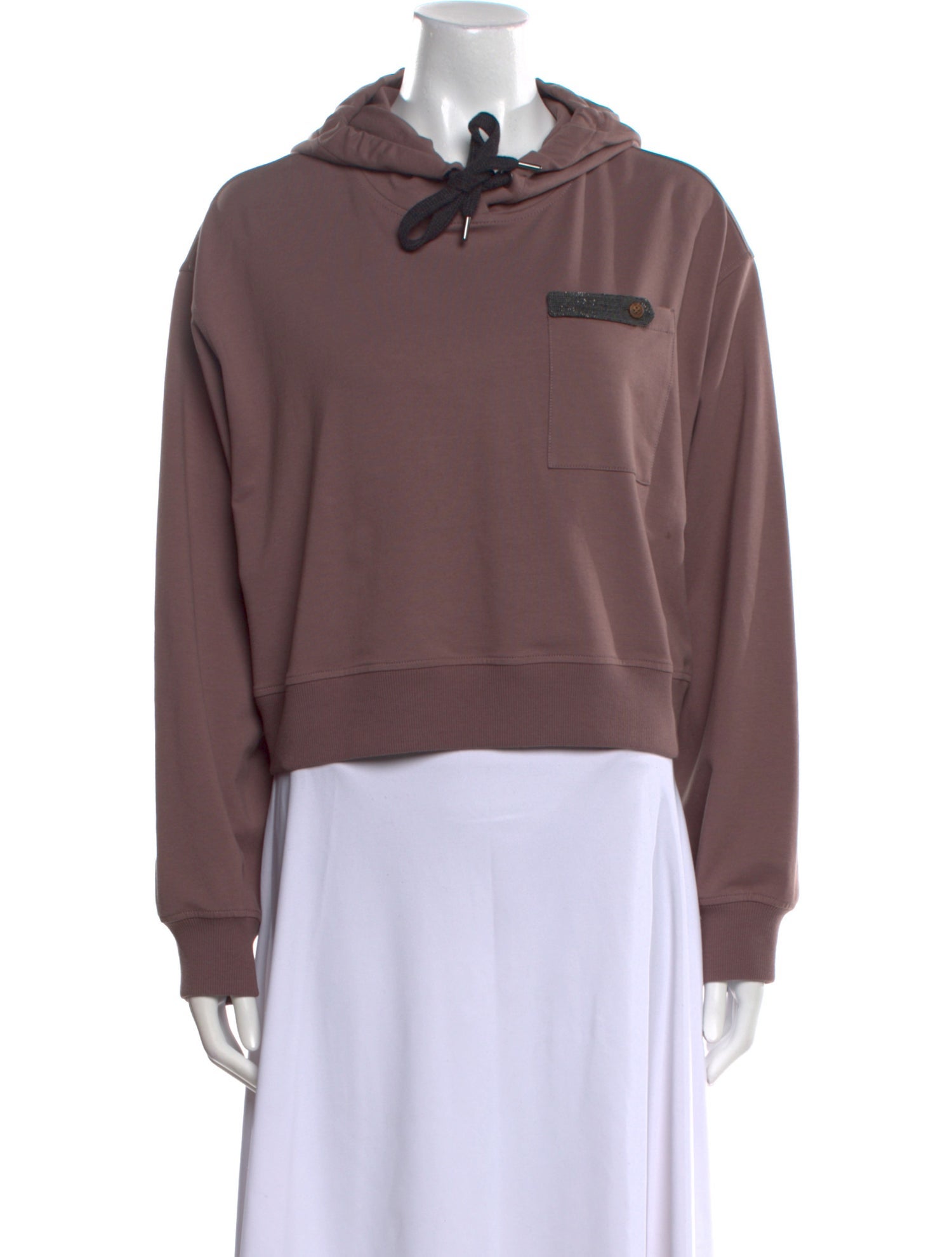 Brunello Cucinelli Graphic Print Crew Neck Sweatshirt