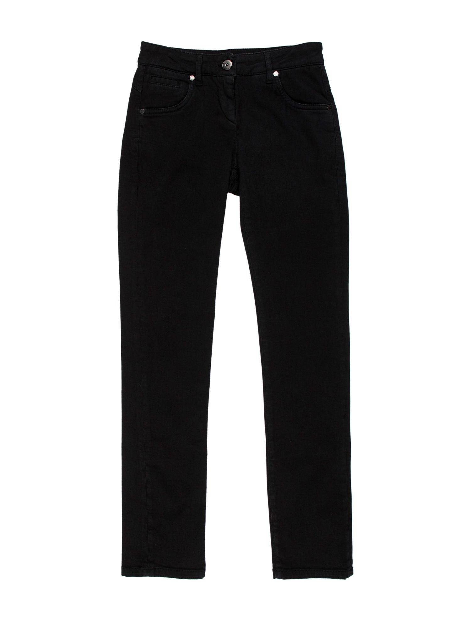 Brunello Cucinelli Mid-Rise Straight Leg Jeans