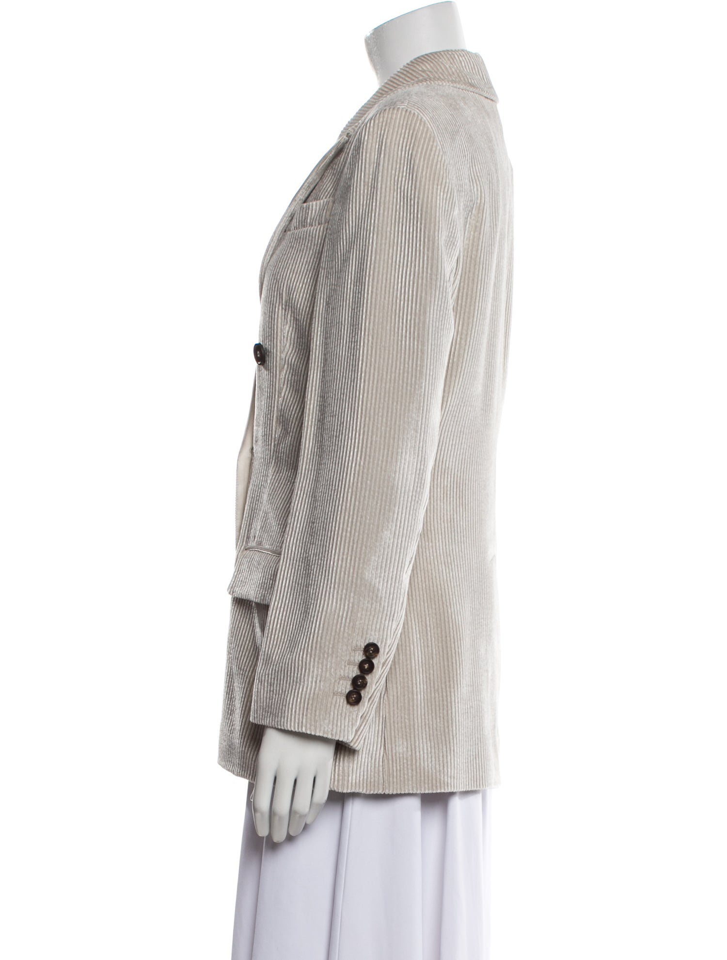 Brunello Cucinelli Corduroy Striped Blazer