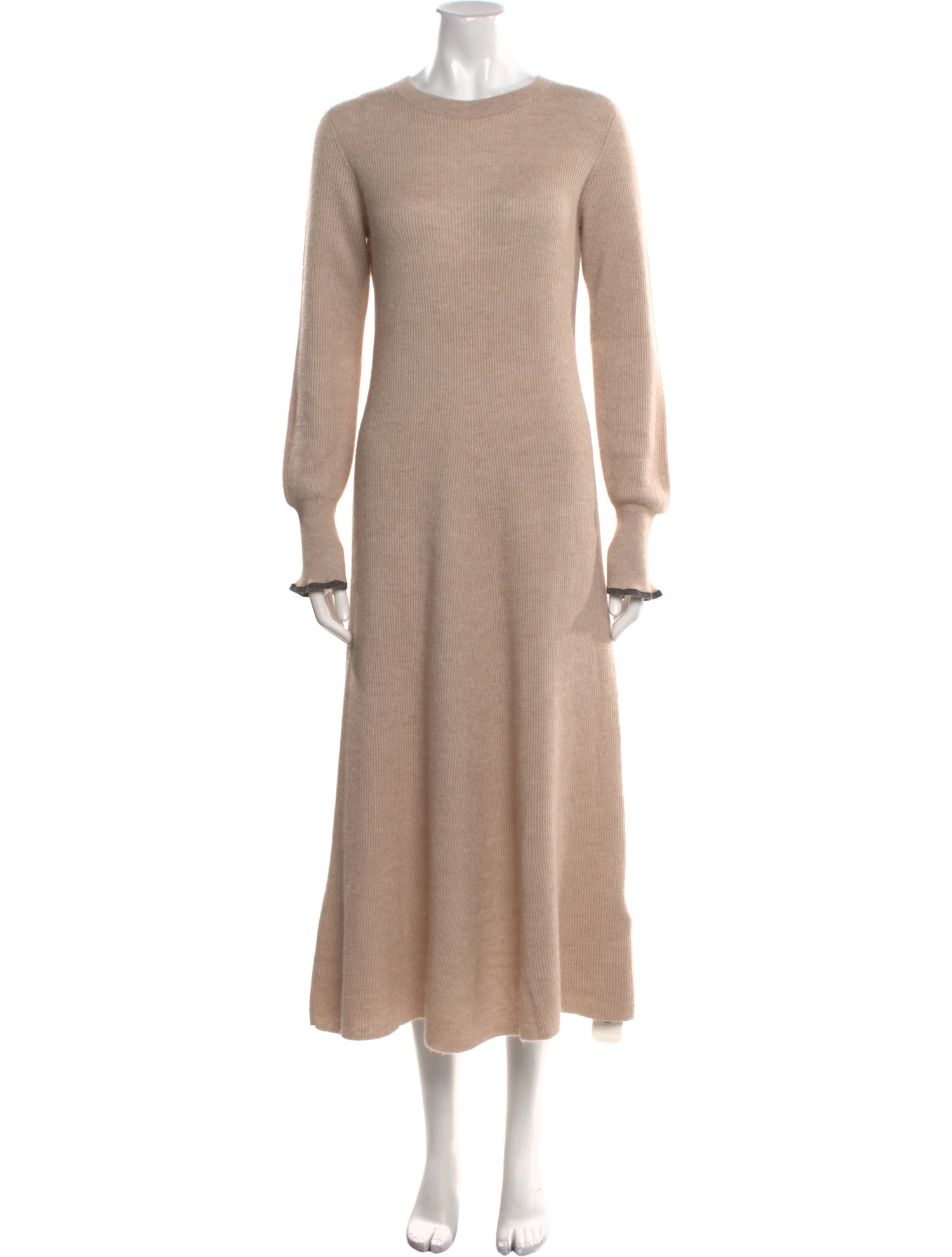 Brunello Cucinelli Crew Neck Long Dress w/ Tags