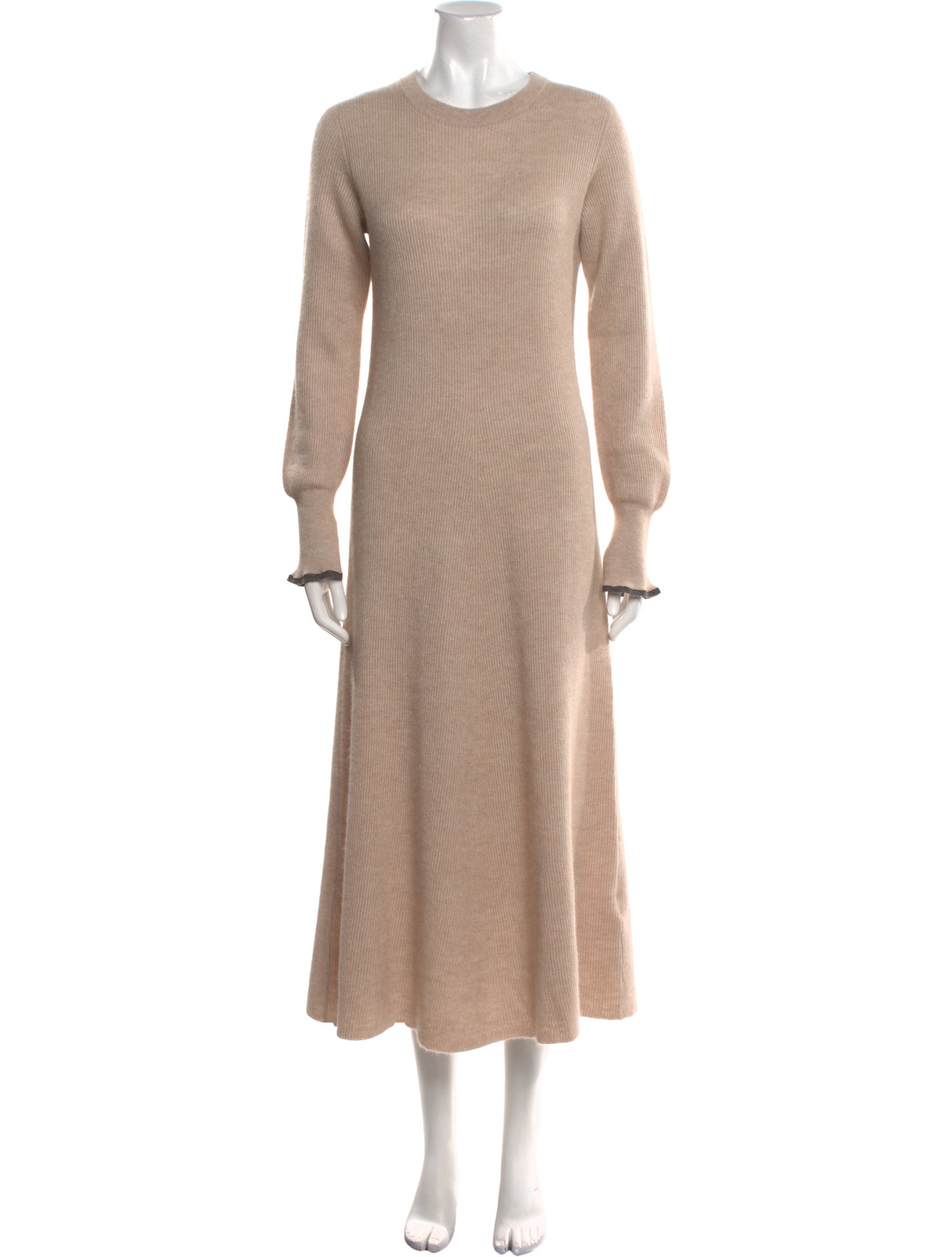 Brunello Cucinelli Crew Neck Long Dress w/ Tags