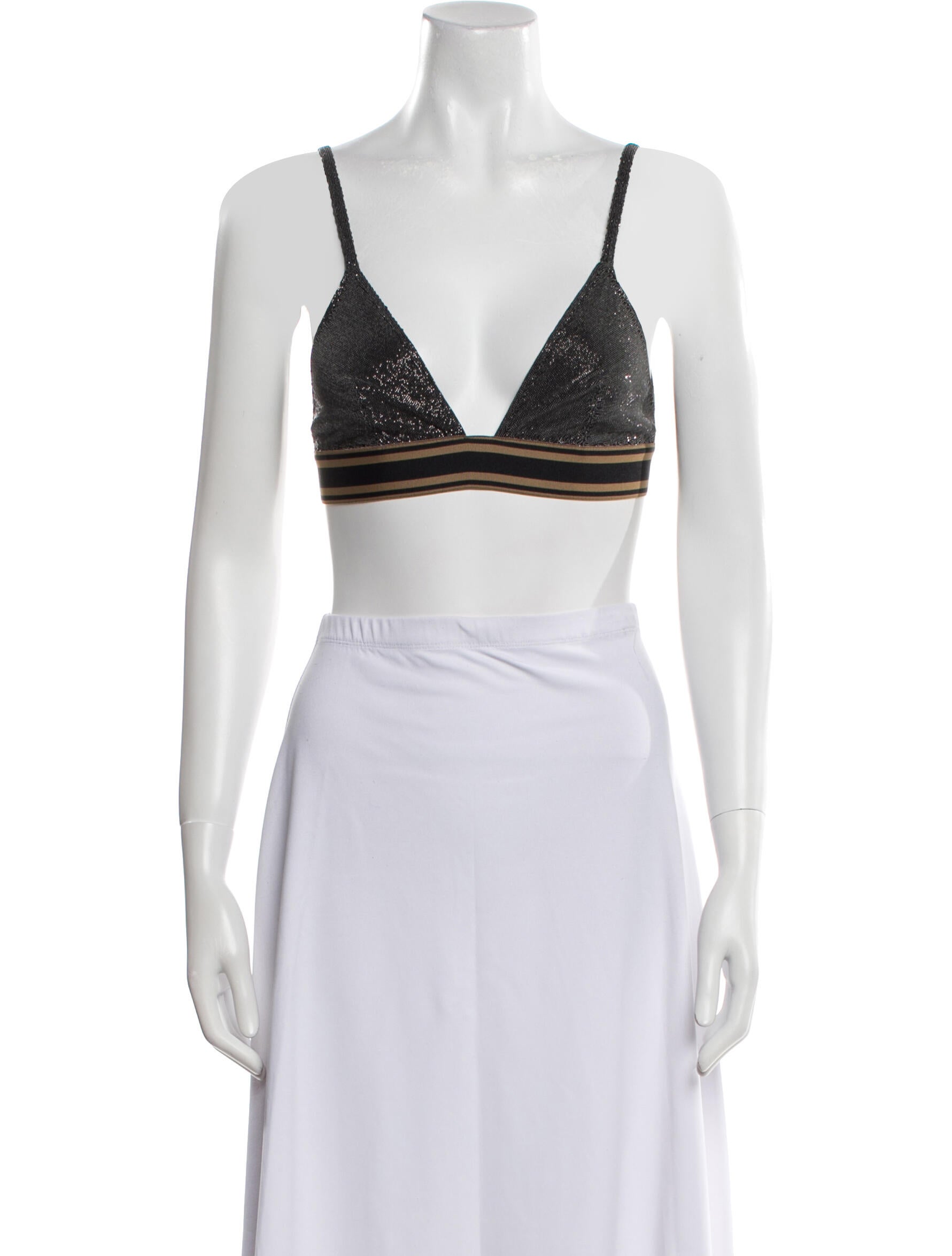 Brunello Cucinelli V-Neck Sleeveless Crop Top w/ Tags