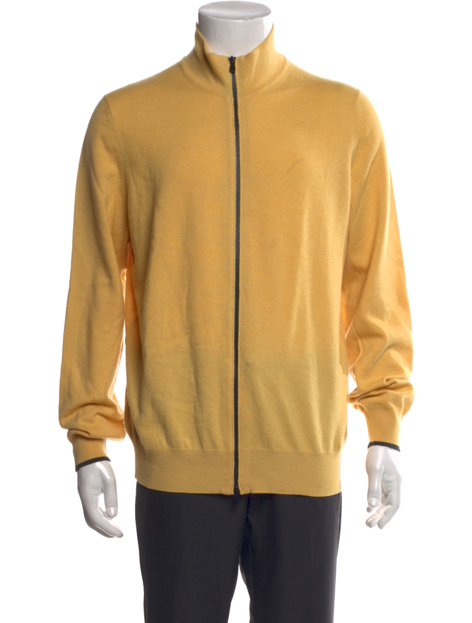 Brunello Cucinelli Cashmere Mock Neck Cardigan