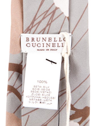 Brunello Cucinelli Patterned Silk Tie