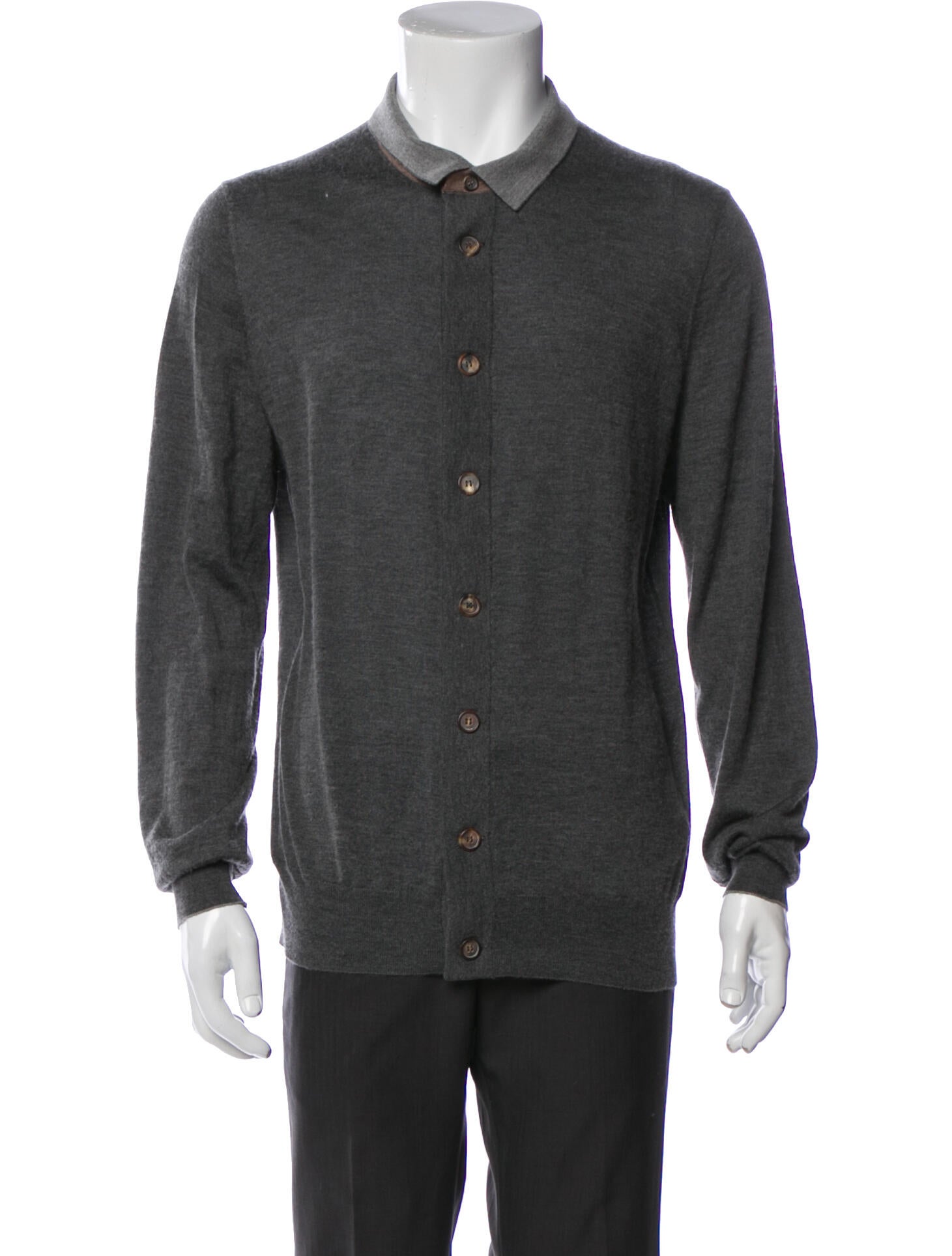 Brunello Cucinelli Cashmere Collar Cardigan