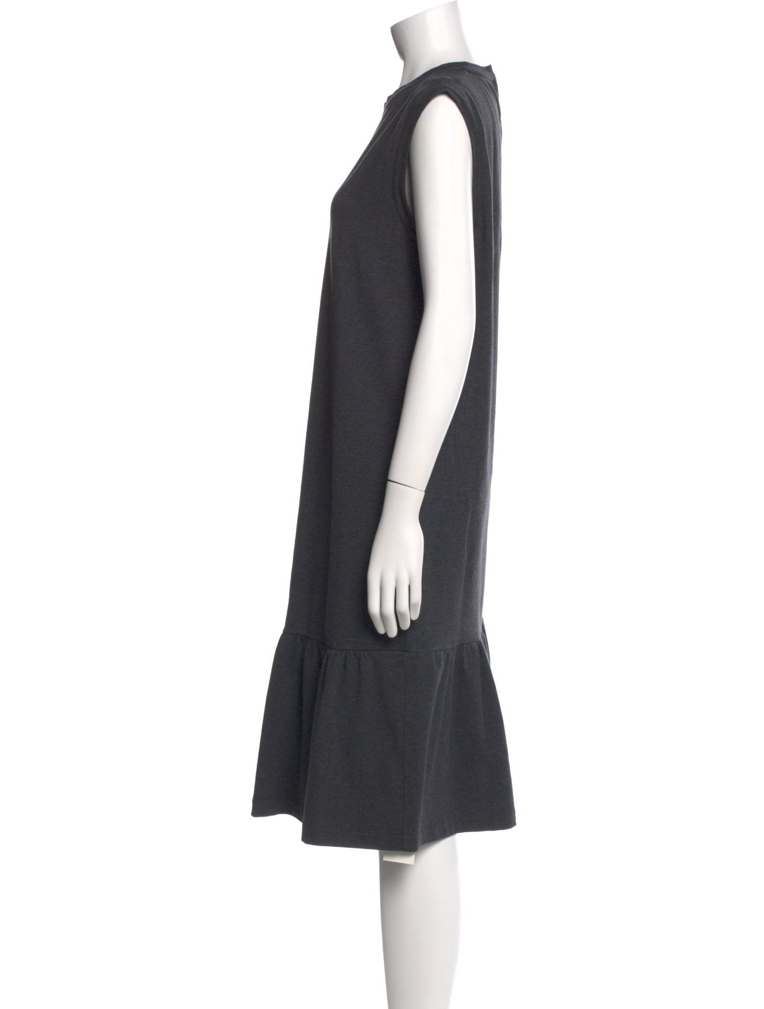 Brunello Cucinelli Virgin Wool Midi Length Dress