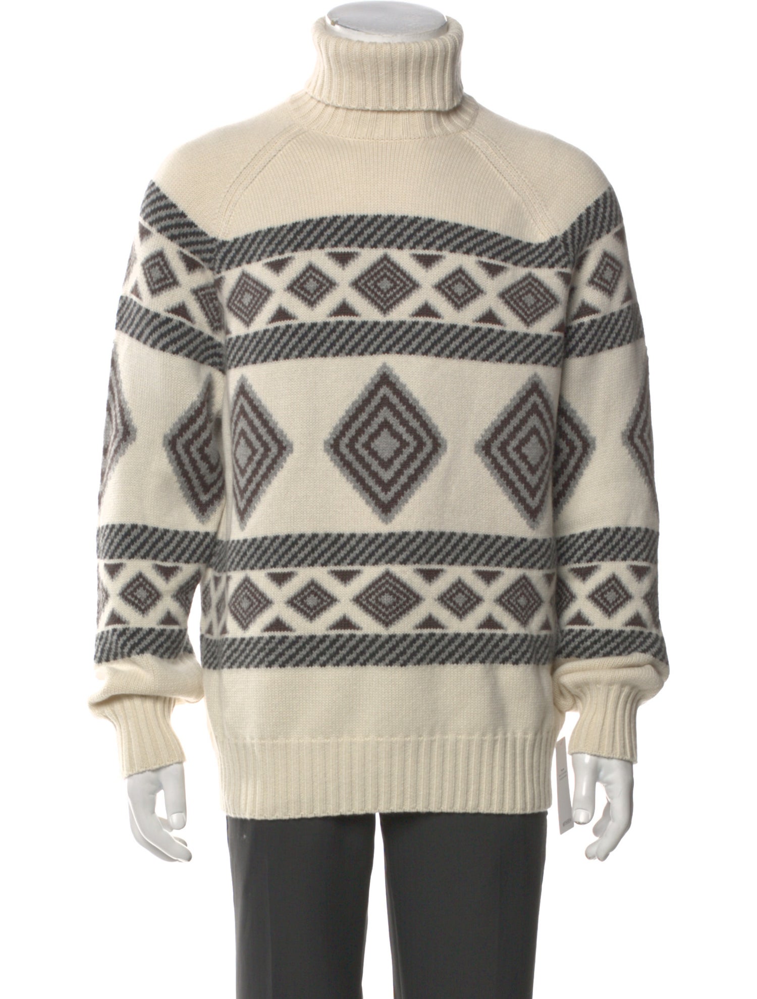 Brunello Cucinelli Cashmere Printed Pullover w/ Tags