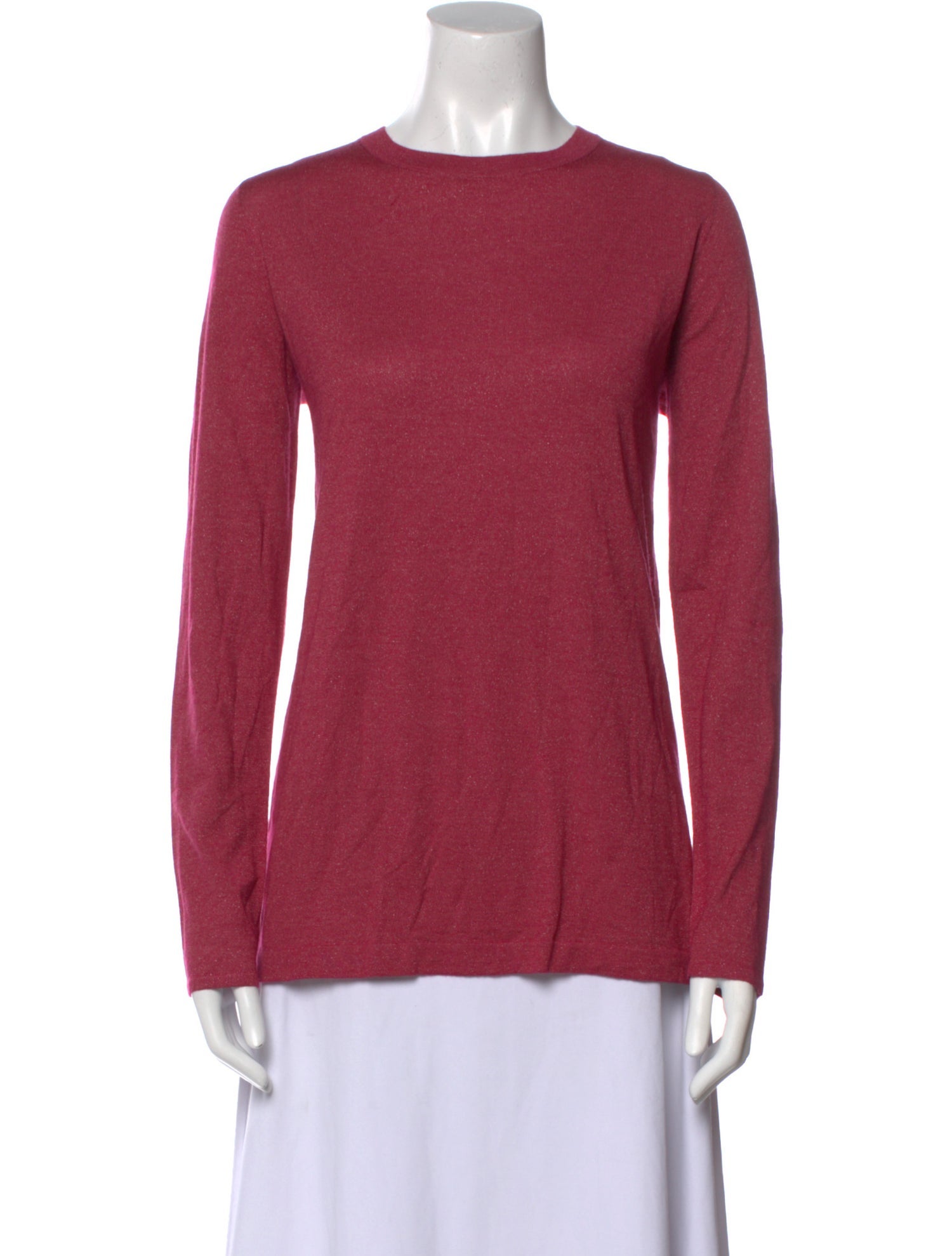 Brunello Cucinelli Crew Neck Long Sleeve Top