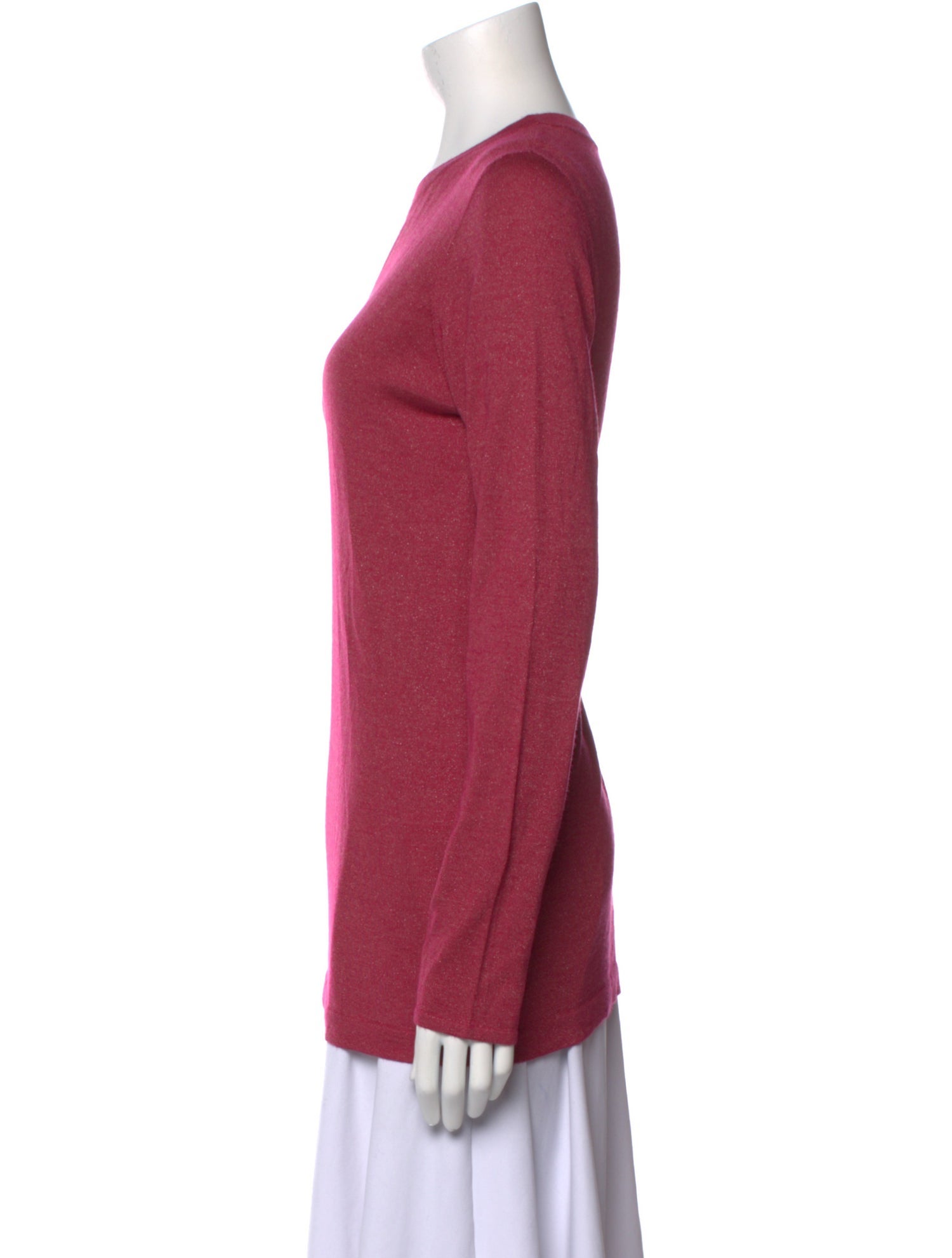 Brunello Cucinelli Crew Neck Long Sleeve Top