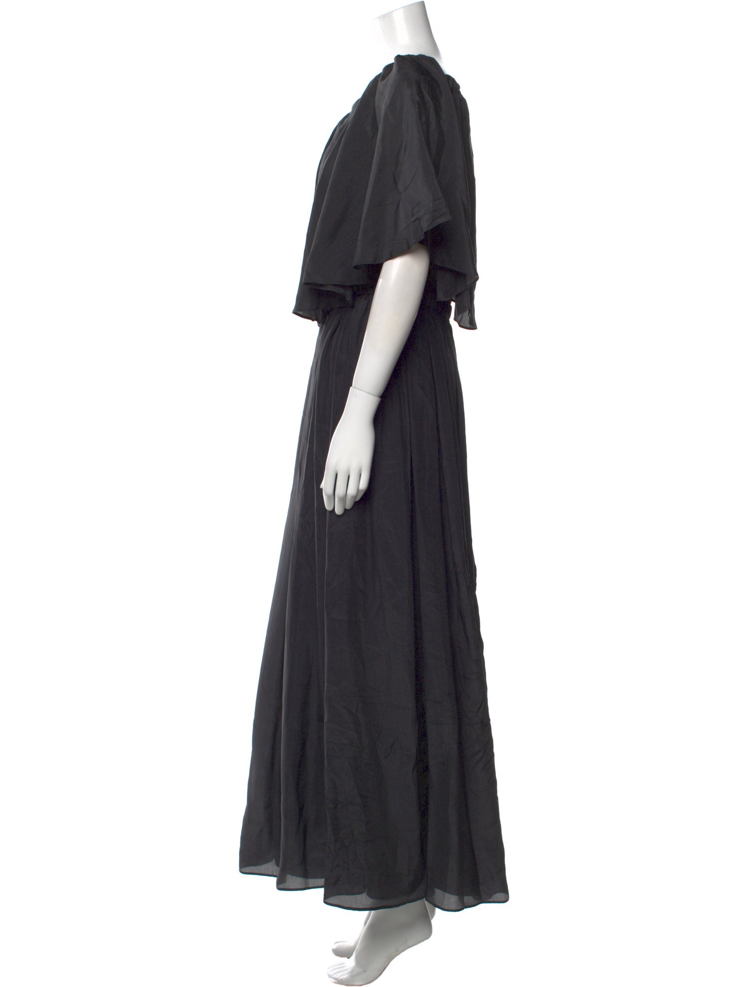 Brunello Cucinelli Scoop Neck Long Dress