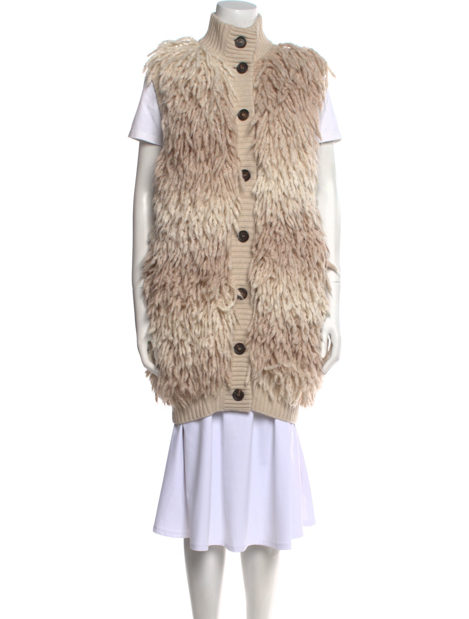 Brunello Cucinelli Alpaca Mock Neck Sweater