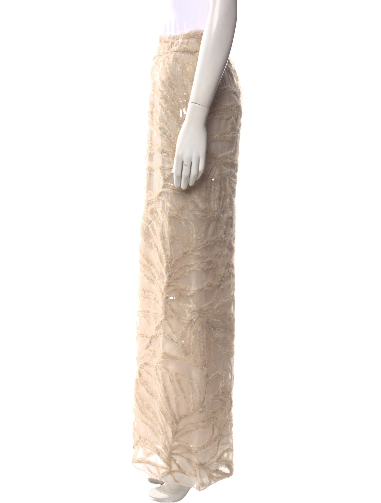 Brunello Cucinelli Silk Long Skirt w/ Tags