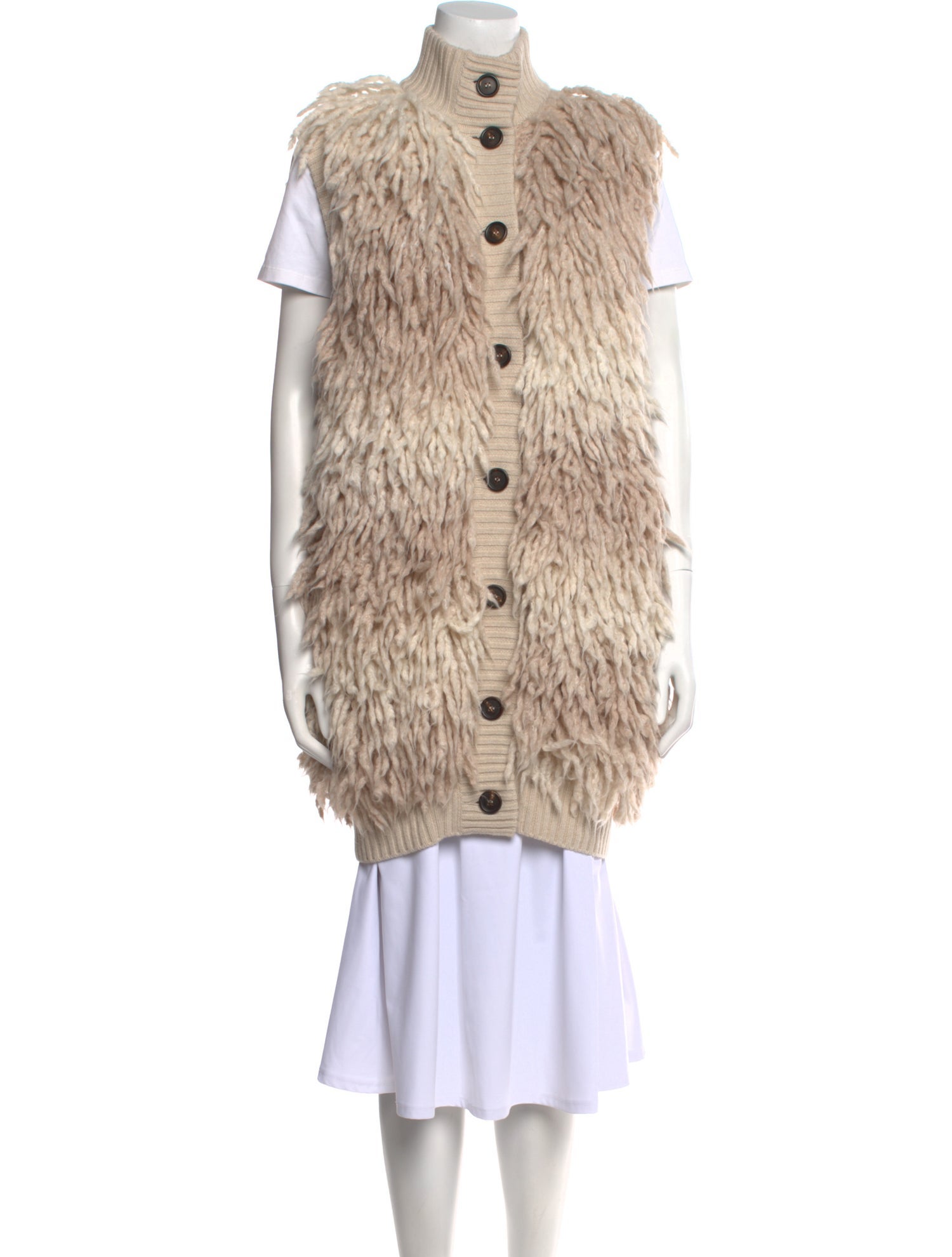 Brunello Cucinelli Alpaca Mock Neck Sweater