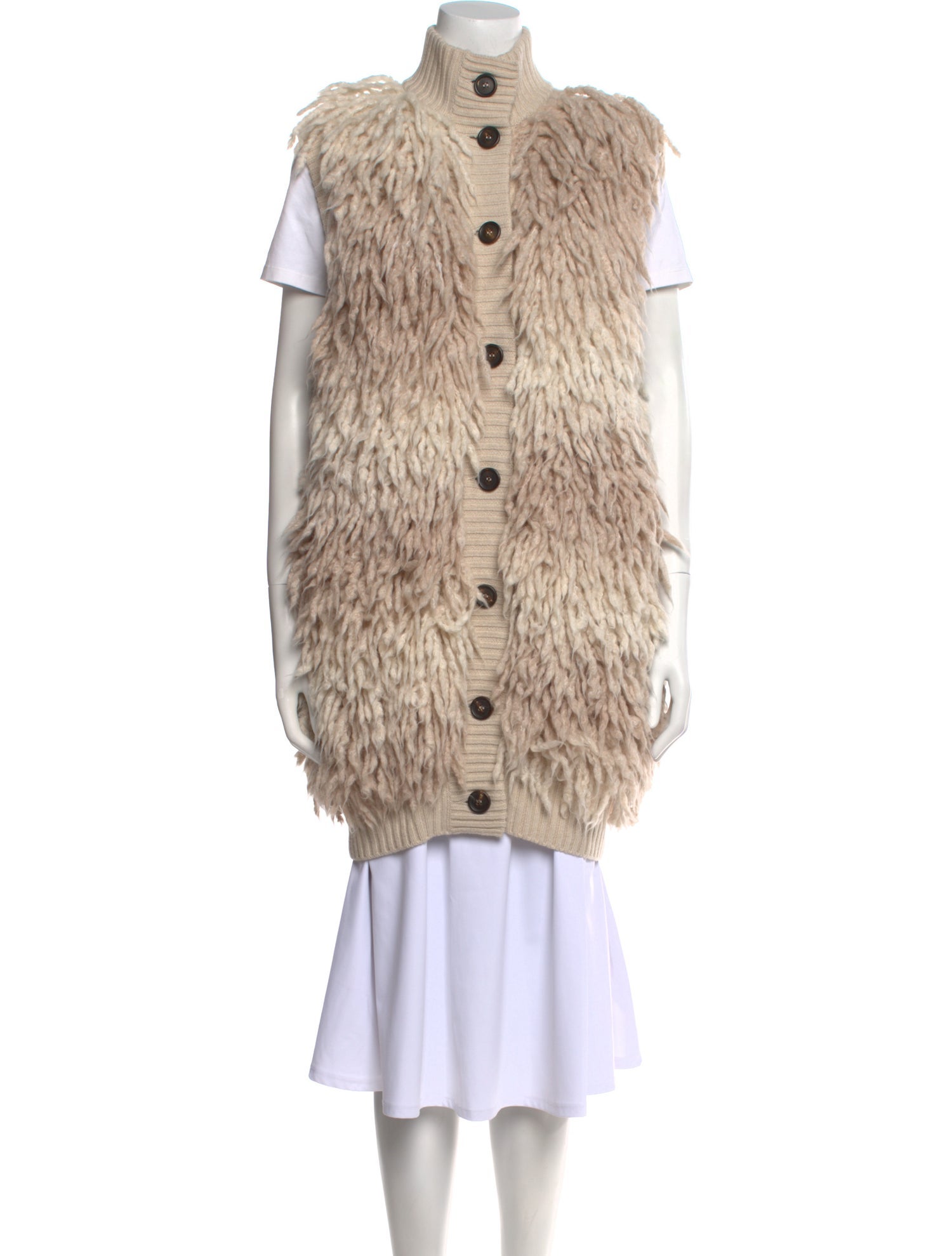 Brunello Cucinelli Alpaca Mock Neck Sweater