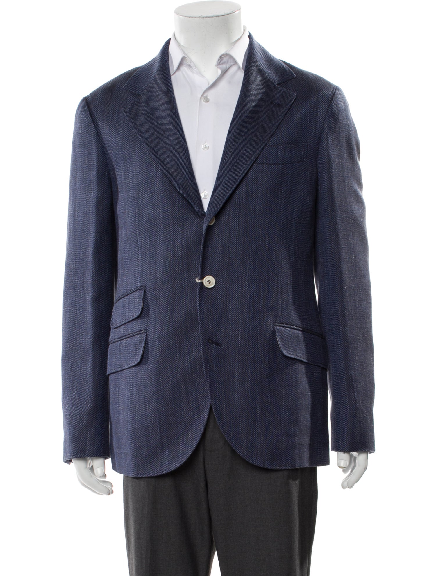 Brunello Cucinelli Wool Printed Blazer w/ Tags