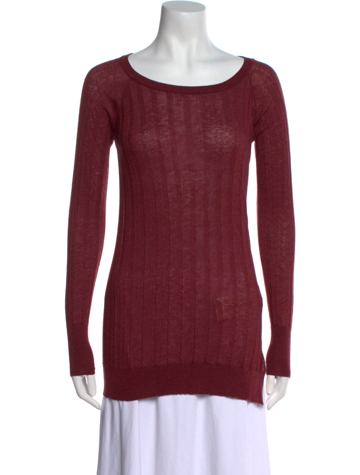 Brunello Cucinelli Silk Scoop Neck Sweater