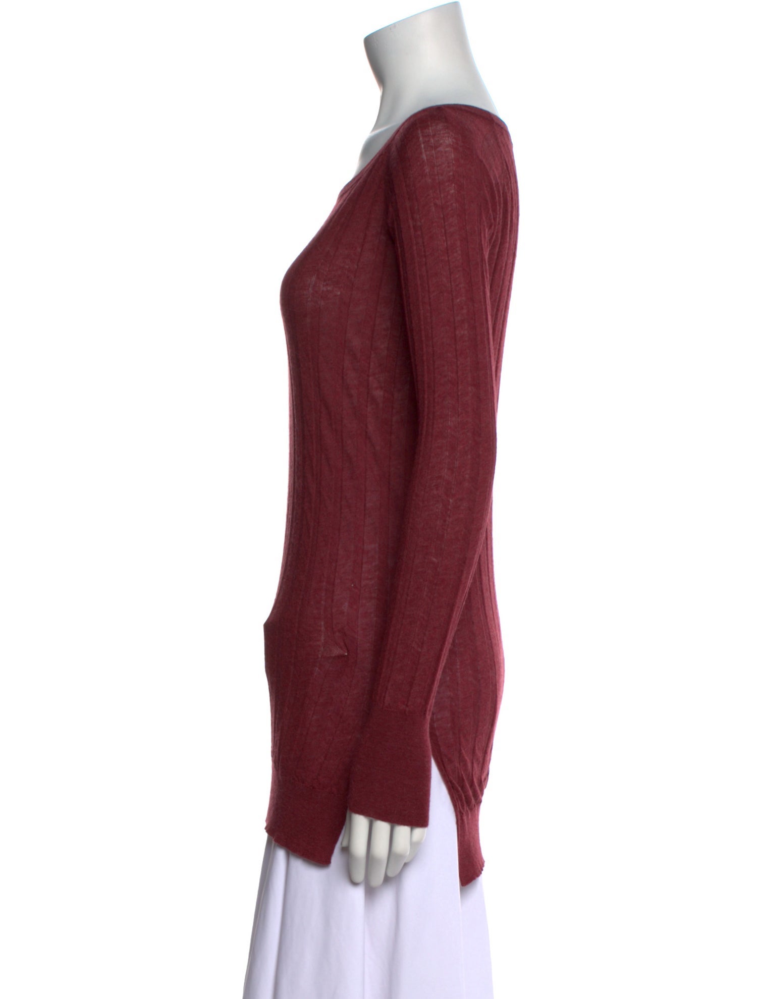 Brunello Cucinelli Silk Scoop Neck Sweater