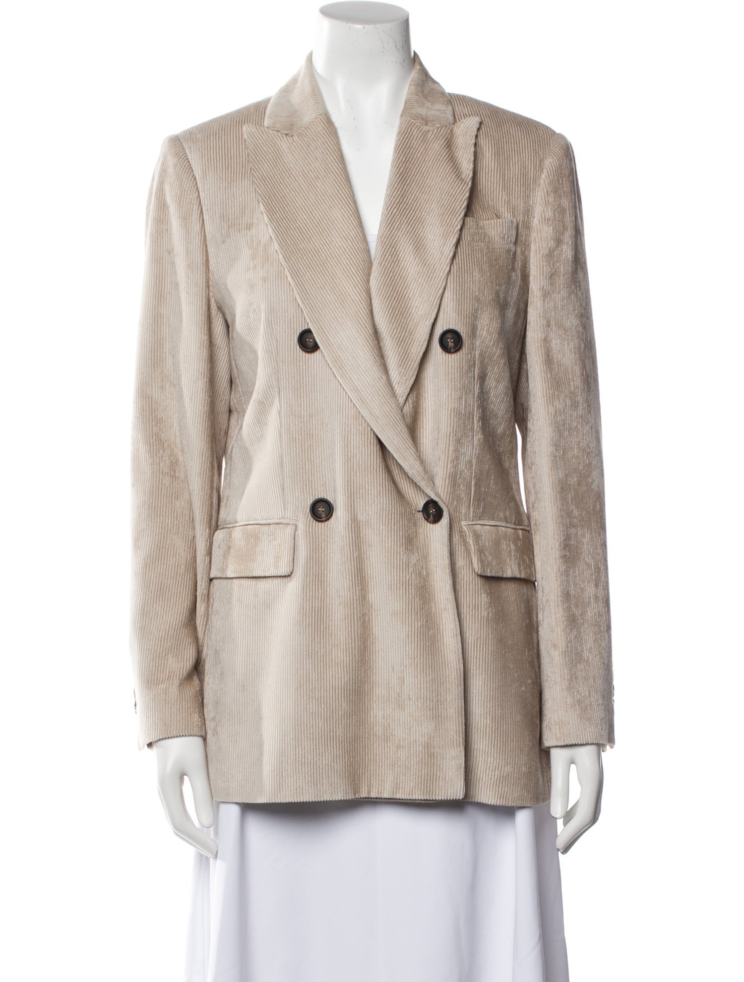 Brunello Cucinelli Corduroy Striped Blazer w/ Tags